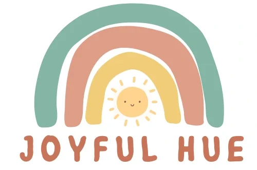 joyful hue logo coloring book and pages